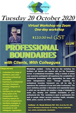 Zoom Virtual Prof. Boundaries Workshop 20 Oct 2020. pdf download